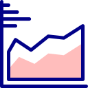 gráfico de área icon