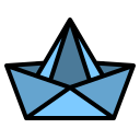 barco de papel icon