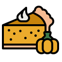 pastel de calabaza icon