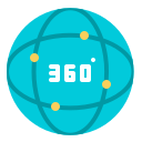 360 grados icon