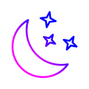 luna y estrellas