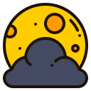 noche nublada icon