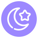 luna y estrellas icon