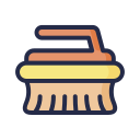 Cleaning brush icon