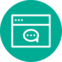 chat web icon