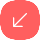 flecha diagonal icon