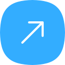 flecha diagonal icon