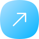 flecha diagonal icon