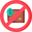 sin dinero icon