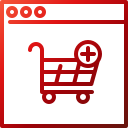 las compras en línea icon