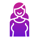 mujer de negocios icon