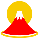 montaña fuji icon