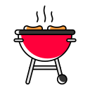 parrilla de barbacoa icon