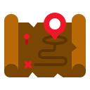 mapa antiguo icon