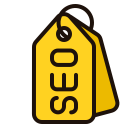 etiqueta seo icon