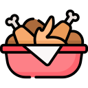 pollo frito icon