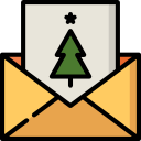 tarjeta de navidad icon