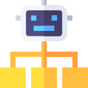 Chatbot Basic Straight Flat Icon