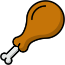 pierna de pollo icon