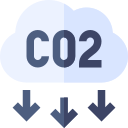 emisión de co2 icon