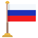 RU Russia Flag Icon, Public Domain World Flags Iconpack