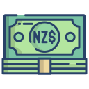 dolar de nueva zelanda icon