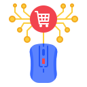 las compras en línea icon