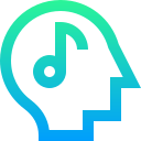 Music therapy icon