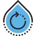 reciclaje de agua icon