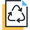 papel reciclado icon