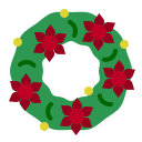 corona de navidad icon