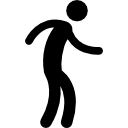 tanzende silhouette icon