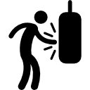 boxsack silhouette icon