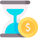 el tiempo es dinero icon