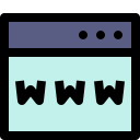 sitio web icon