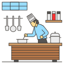 chef masculino icon