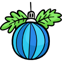 pelota de navidad icon