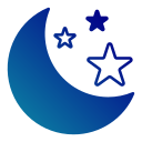 luna y estrellas icon