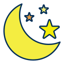 luna y estrellas icon