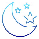 luna y estrellas icon