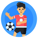 jugador de fútbol icon