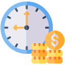 el tiempo es dinero icon