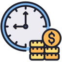 el tiempo es dinero icon