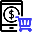 las compras en línea icon