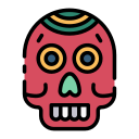 calavera mexicana icon