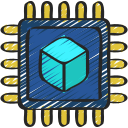 chip de computadora icon