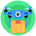 entrega de drones icon