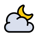 noche nublada icon