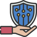 la seguridad cibernética icon