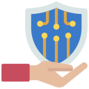 la seguridad cibernética icon